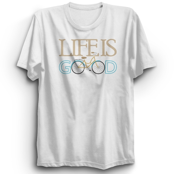 Bicycle Short Sleeve T-shirt Apparel Graphic T Shirt Bike Cyclist Lifestyle Love - Picture 1 of 1